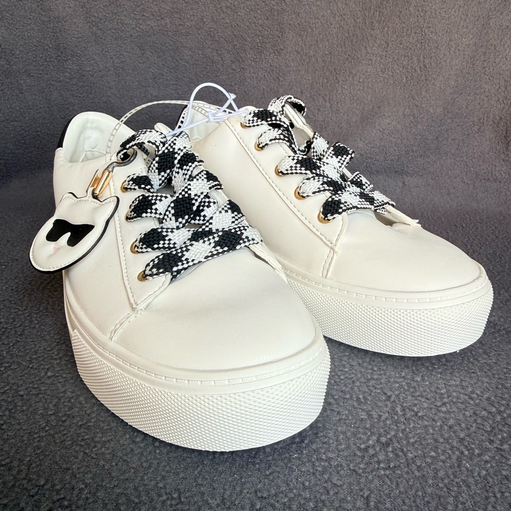 🕶️ Karl Lagerfeld Paris Capree Karl Choupette Low-Top Sneakers Size 7 NWOB